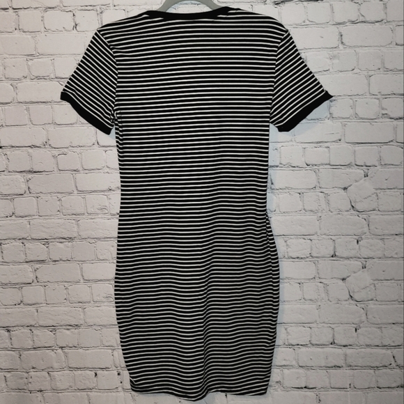 Shein Size 0XL Striped Mini Dress - Picture 4 of 4